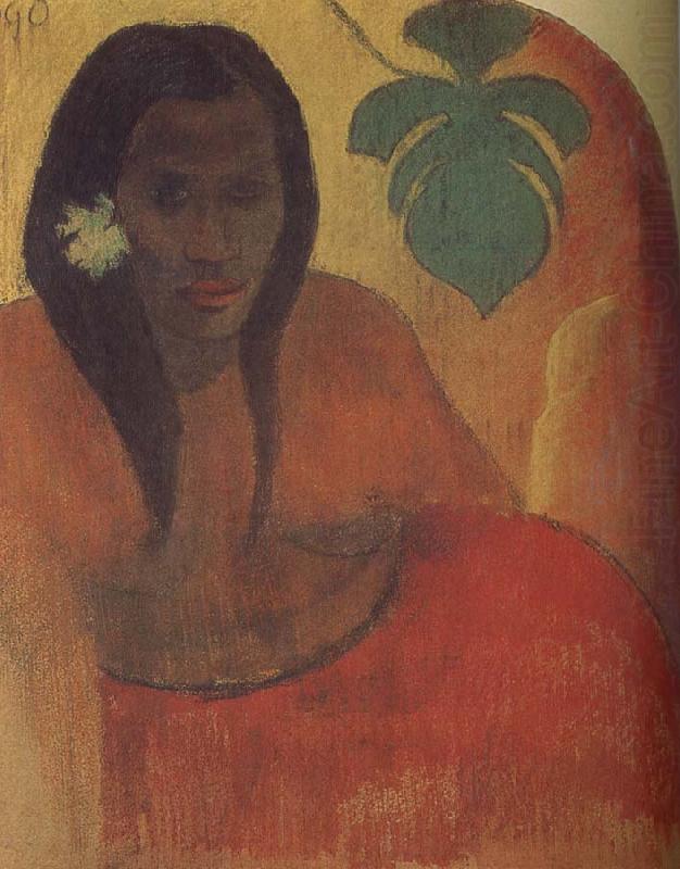 Tahitian woman, Paul Gauguin